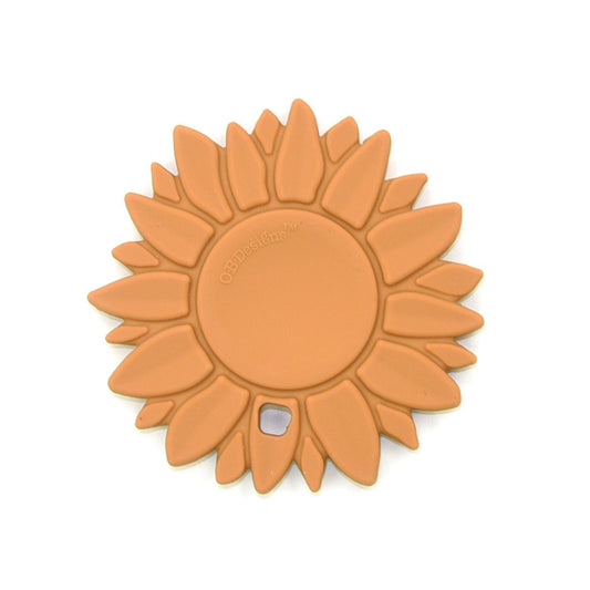 Silicone Sunflower Teether | Ginger