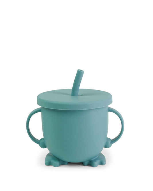 Silicone Straw Cup | Teal