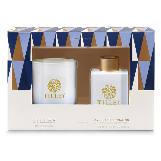 TILLEY | Candle & Diffuser Gift Pack - Lavender & Cinnamon