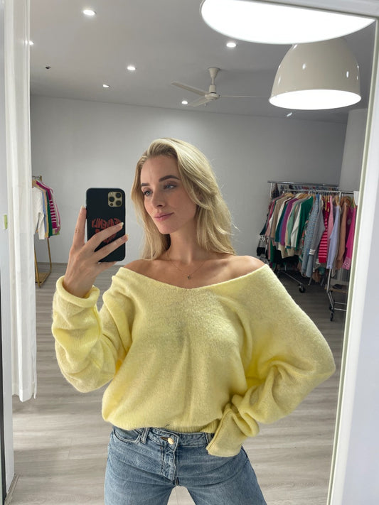 Ella Sweater | Yellow