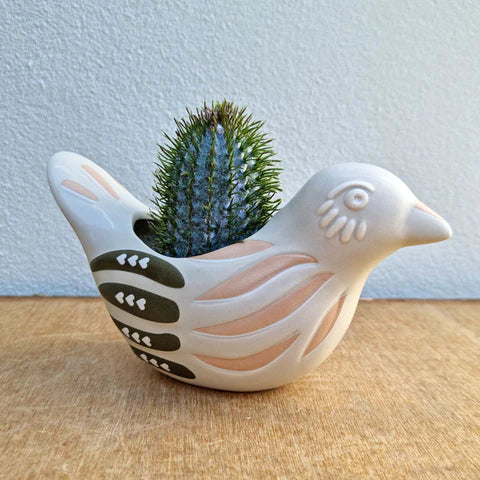 Warbler Ceramic Pot | 2 Asst