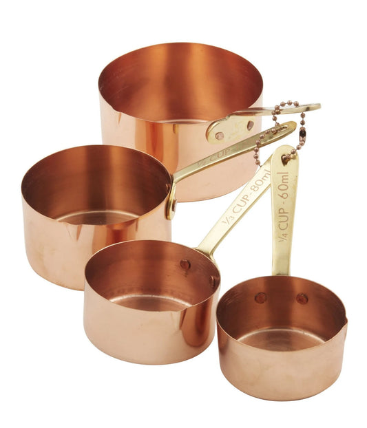 Academy Copper Plated Measuring Cups