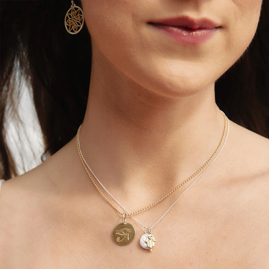 Pearl Amulet Necklace | Harmsa