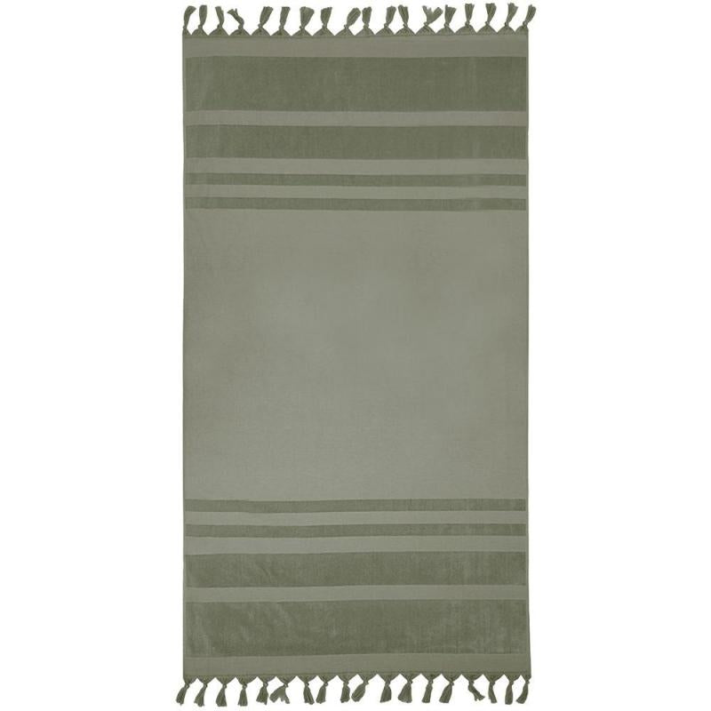 Bambury | Hammam Towel 90x170cm Aurora | Moss