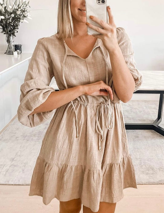 Ebby & I | Stella Dress in Oat