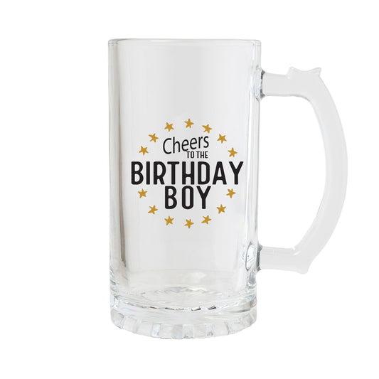Glass Mug | Birthday Boy