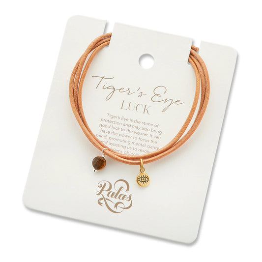 Palas Protection Gem Wrap | Tiger Eye/Luck