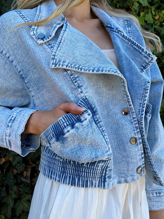 Sunny Girl | Roxanne Jacket in Blue