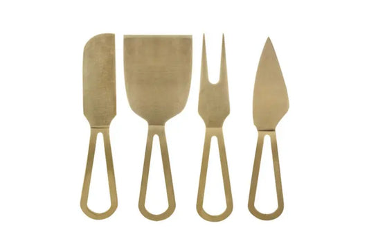 Orson Cheese Knife Set 4pc | Gold