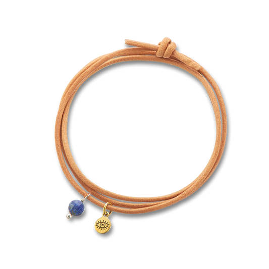 Palas Protection Gem Wrap | Lapis Lazuli/Creativity