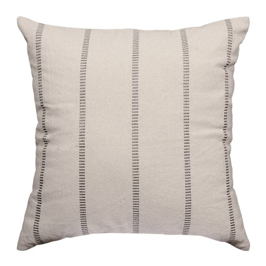 Cyrus Cushion in Sandstone & Charcoal (50cm x 50cm)