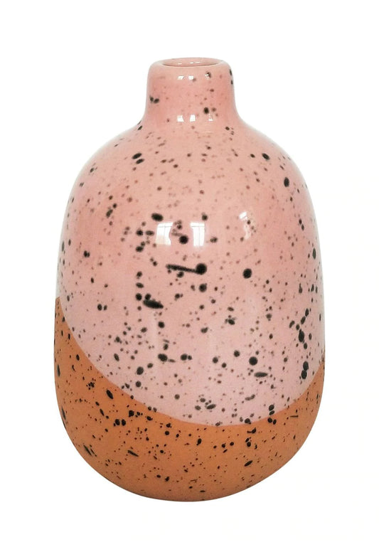 Cora Vase Pink Spot 11cm