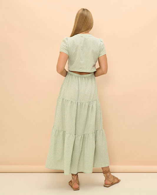 Iris Maxi | Shelly Gingham Dress