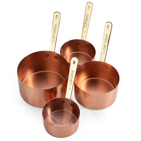 Academy Copper Plated Measuring Cups