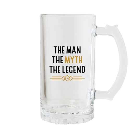 Glass Mug | The Man The Myth
