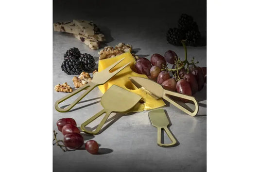 Orson Cheese Knife Set 4pc | Gold