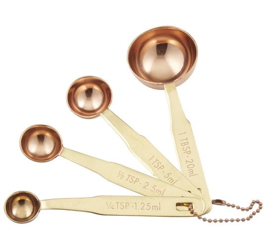 Academy Copper Plated Measuring Spoons