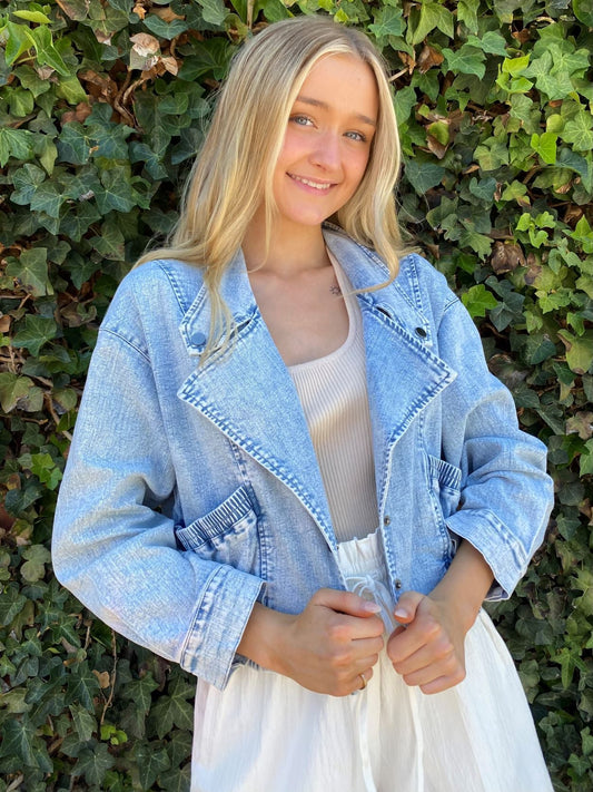 Sunny Girl | Roxanne Jacket in Blue