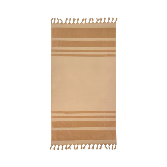 Bambury | Hammam Towel 90x170cm Aurora | Bisque