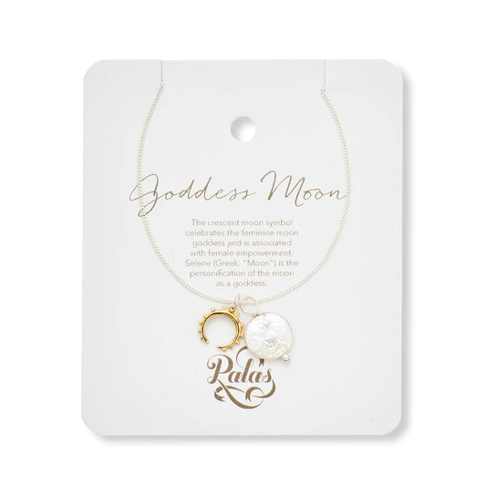 Pearl Amulet Necklace | Goddess Moon