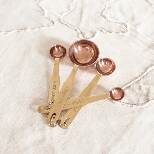 Academy Copper Plated Measuring Spoons