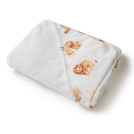 Lion Organic Hooded Towel