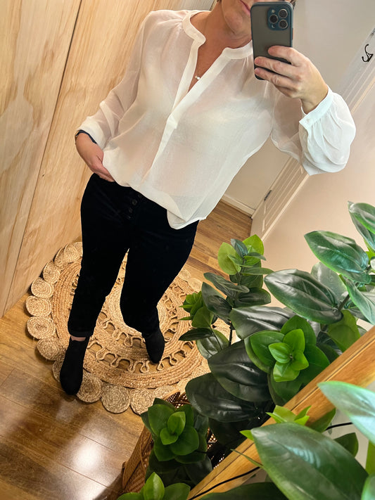 Sunny Girl | Veyda Shirt in White