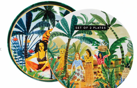 Garden of Babylon Set of 2 Plates
