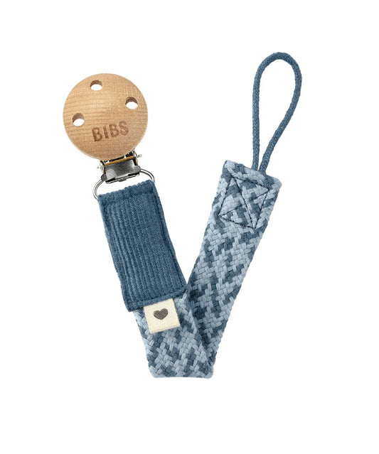 Paci Braid Dummy Clip | Petrol/Blue
