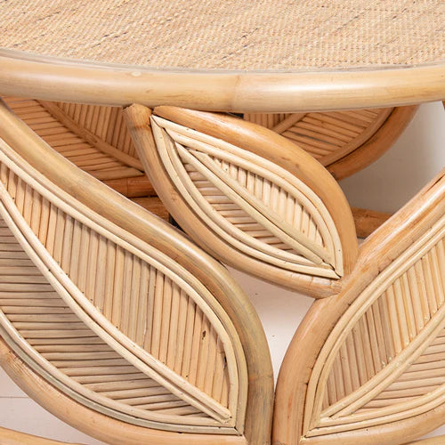 Rattan Leaf Coffee Table