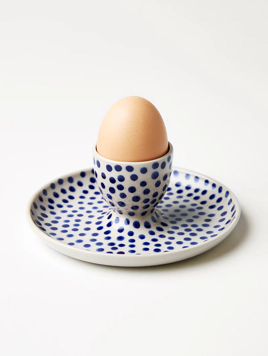 Chino Egg Cup | Blue Spot
