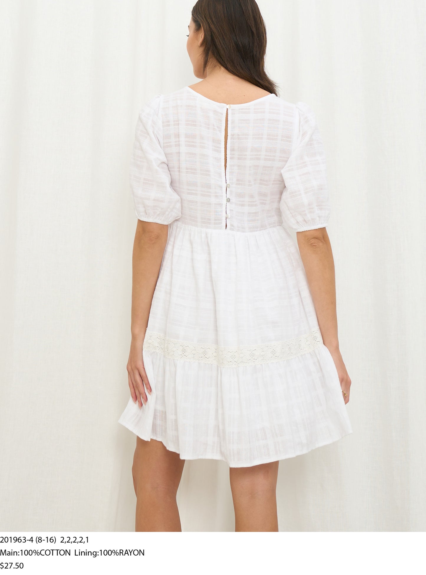 Alice Midi Dress | White