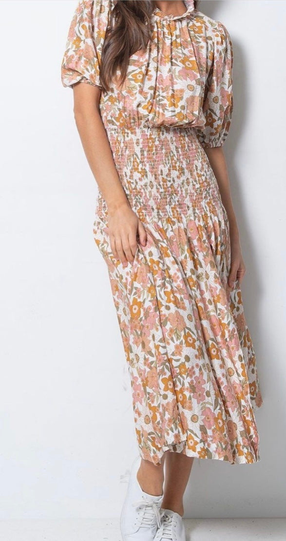 YH & CO | Lux Floral Maxi Dress
