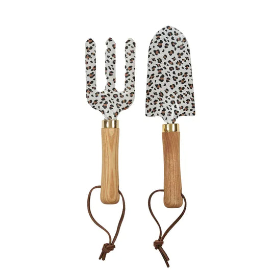 Lotti S/2 Garden Tools | Leopard