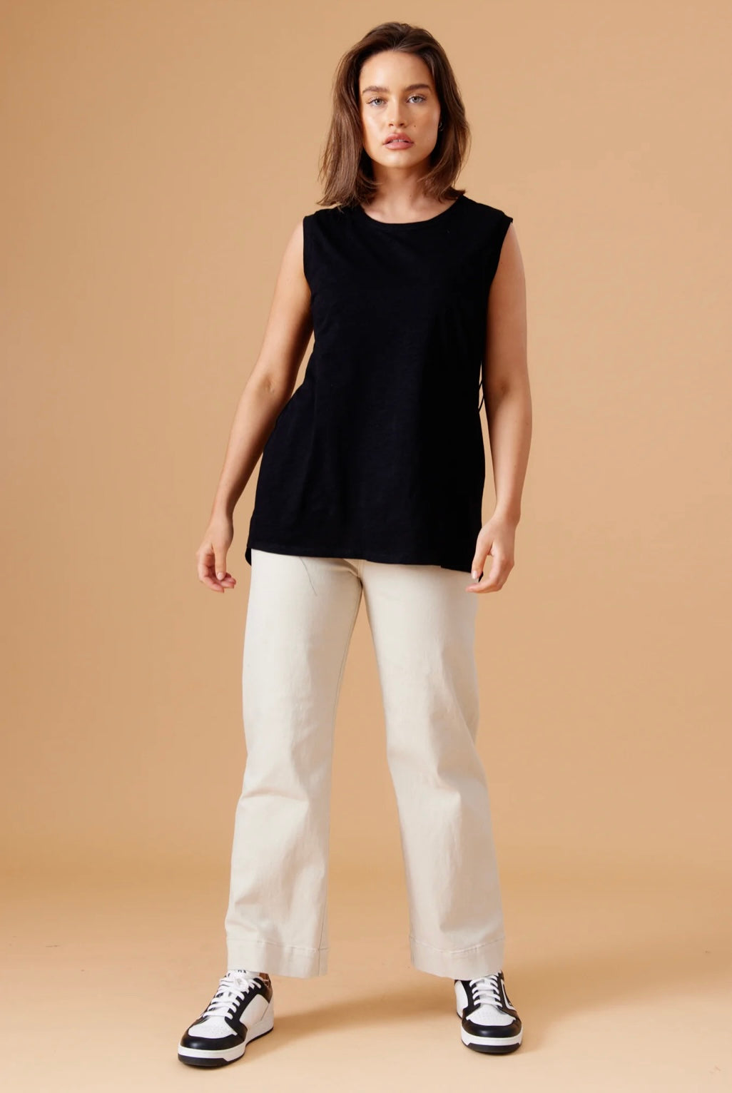 Lisa Tank Top - Beige