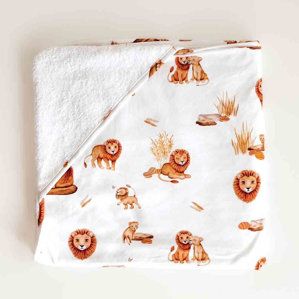Lion Organic Hooded Towel