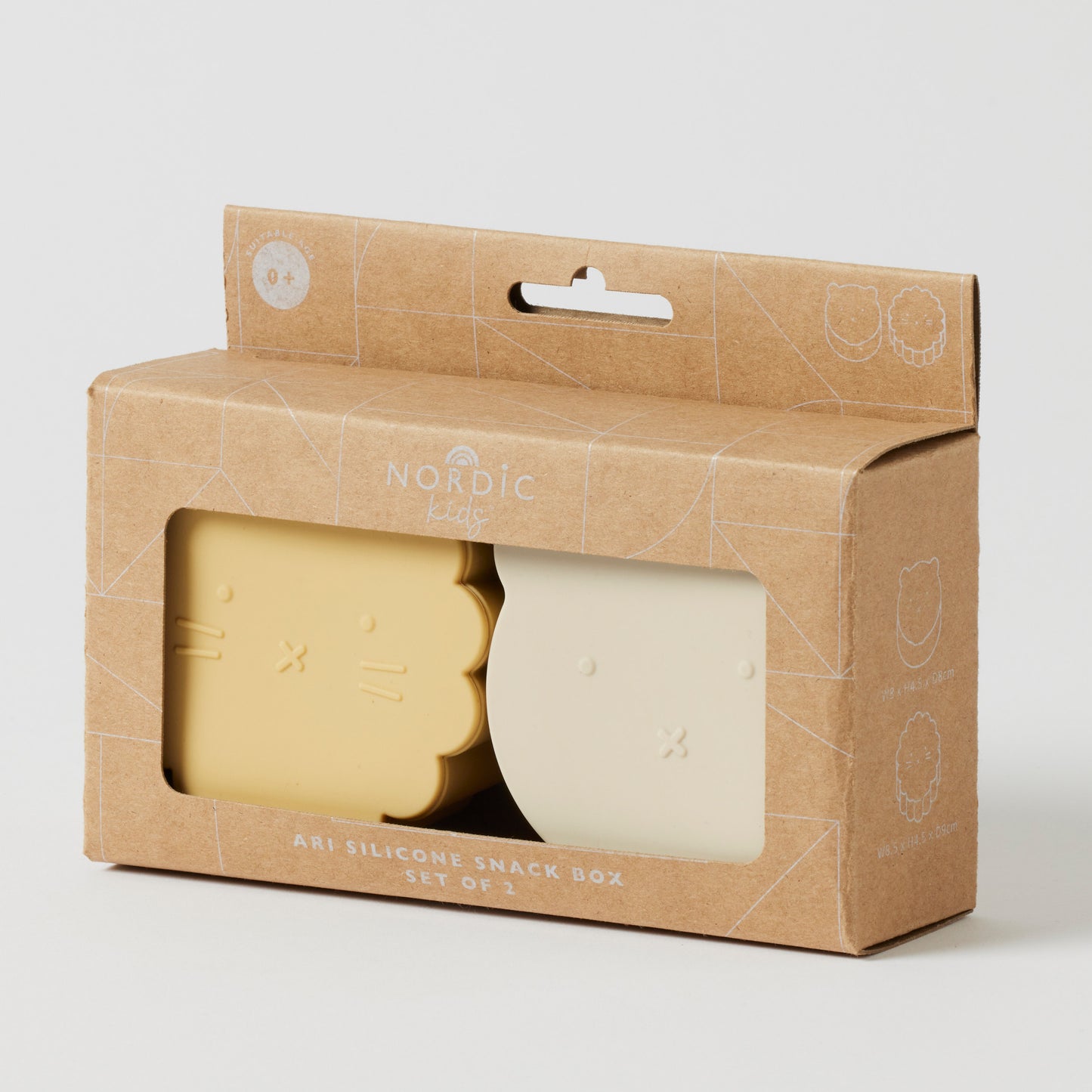 Ari Silicone Snack Box | Set of 2