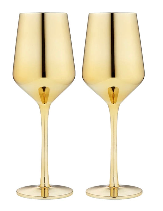 TEMPO | Aurora Wine Glass | Set of 2 GOLD