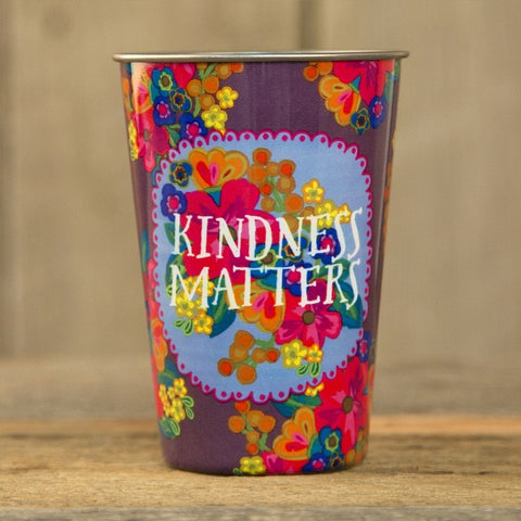 'Kindness Matters' Stainless Steel Tall Tumbler