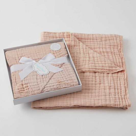Muslin Baby Blanket | Blush Pink